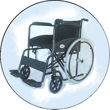 Steel wheelchair I 1875-D