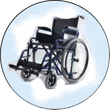 Steel wheelchair I 1908QR