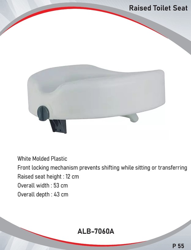 Raised Toilet Seat I ALB-7060A